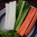 軍鶏丸 - 野菜スティック