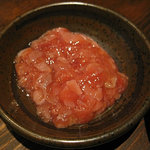 炭火焼専門食処 白銀屋 - 酒盗三百円