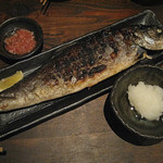 炭火焼専門食処 白銀屋 - 桜マス干物（半身）七百円