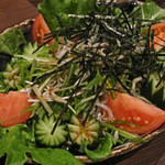 炭火焼専門食処 白銀屋 - しろがね屋サラダ四百五十円