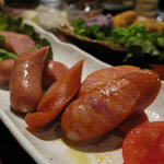 竹富島 - ソーセージ盛り