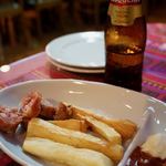 TOMI'S INTERNATIONA - ジュウカフリタコンチョリソ（キャッサバ芋フライとチョリソ）　720円