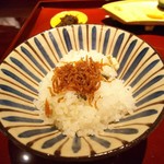 馳走なかむら - おかわりにはちりめん山椒が