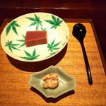 馳走なかむら - 水ようかん、胡桃