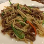 牛肉とピーマンの竹の子炒め（￥900）