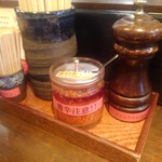 らーめん 鶏喰 - 激辛調味料