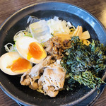 中華蕎麦 御輿 - 冷しゃぶ氷まぜ 830円（夏限定・細麺のみ）