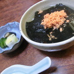 天ぷら割烹 三松 - 鮭茶