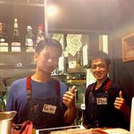 Bistro Hamaif - しょーりゅーさん（店長）とまるちゃんさん。まるちゃんさんはイタリアン方面の造詣に長けたかただそうです。