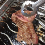 花門 - 厚切り上タン  圧巻でした！