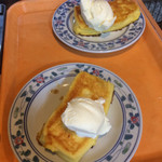 花門 - フレンチトースト  アイスクリームのせ