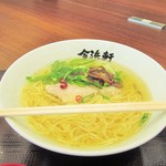 賤ヶ岳サービスエリア 上り線 レストラン - 鶏塩ラーメン。