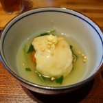 Shokudou Shinta - 小鉢は、お餅のあんかけ