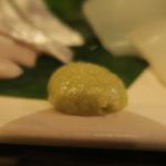 酒菜坊 橋蔵 - たちうお＆赤いか刺　ズームアップ