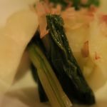 酒菜坊 橋蔵 - お新香盛り合わせ　ズームアップ