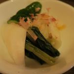 酒菜坊 橋蔵 - お新香盛り合わせ　ズームアップ