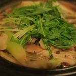 酒菜坊 橋蔵 - きのこなべ　ズームアップ