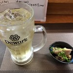 食彩厨房 甚兵衛 - メガハイボールとお通し