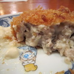 キッチン・オバサン - クリームコロッケ　断面