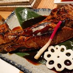 旬魚 左阿彌 - 本マグロのカマトロ焼き