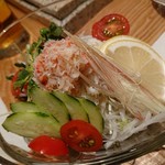 旬魚 左阿彌 - ズワイガニのサラダ