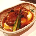 魚のもり - 豚の角煮。