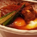 魚のもり - 角煮近影。