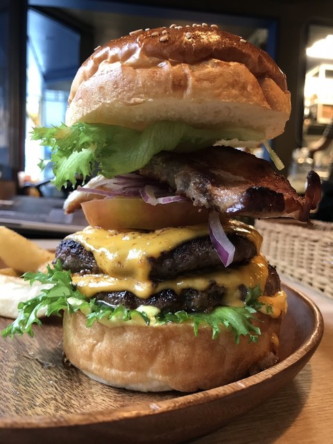 HAMBERGER DINER Flip-Flop】肉感たっぷり野菜たっぷりなトール