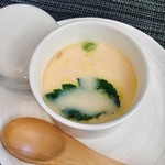 ごはん屋 朔 - 定食の茶碗蒸し