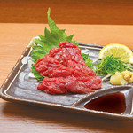 櫻肉的紅肉刺身
