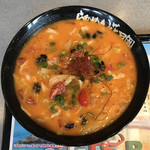 らあめん花月嵐 - GTS-R(ガーリック トマト シュリンプ ラーメン)。
      旨し。