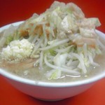 ラーメン二郎 - ラーメン 「ニンニクアブラカラメ」(650円) 2011/03