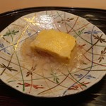 銀座 kappou ukai - あつあつ ふわふわの出汁巻き明太卵