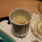 銀座 kappou ukai - 新ジャガイモのスープ