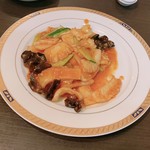 中国料理 三宅 - モンゴイカの四川風炒め