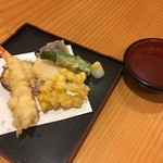 Yuzu Hana - お昼柚はな膳の天ぷら