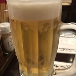 Okinawa Ryour Shima Sakaba Garakuta - オリオン生ビール。
