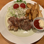 おぎ野 - モチ豚ステーキ