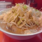 ちばから - らーめん(豚一切れ) 「ヤサイニンニクアブラカラメ」(750円) 2011/05