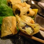 Choku - 湯葉チーズ磯辺揚げ