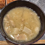 とんかつ檍 - 豚汁