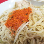 ラーメン二郎 - 一味投下～♪