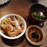 山のごはんよもぎ - ご飯と汁物