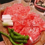 炭火焼 ゆうじ - すきやき肉