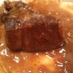 レストラン　西洋亭 - ビーフシチューのお肉はこんな感じ