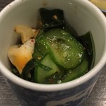 まんきち - 酢の物からスタート