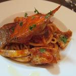 アルチェントロ - 自家製キタッラ、陸奥湾産ワタリガニのトマトソース
