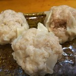 炭火焼鳥 萃 - 手作りジャンボシュウマイ (250円) (肉の旨みが凄い♪)