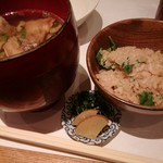 赤坂ごはん 山ね家 - 蛸の炊き込みご飯