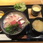 波おと - 海鮮丼定食＝１２００円 税込